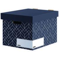 Bankers Box BANKERS BOX DECOR STOR BOX BLUE PK5