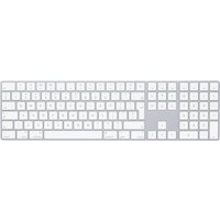 Apple Magic w/ Numeric Keypad keyboard Universal Bluetooth QWERTY English Silver, White