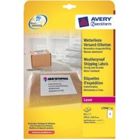 Avery L7996-25 printer label White