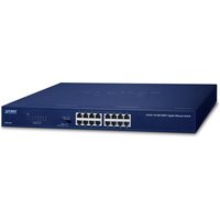 PLANET GSW-1601 Unmanaged Gigabit Ethernet (10/100/1000) 1U Blue