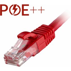 Cablenet 0.3M Cat6 RJ45 Red U/Utp Lsoh 24AWG Snagless Booted Patch Lea