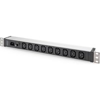 Digitus Socket Strip with Aluminum Profile. 9-way. IEC C14 input