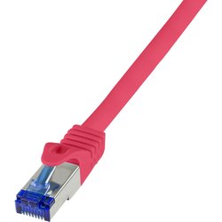 Logilink C6A034S Networking Cable Red 1 M Cat6A S/Ftp (S-STP)