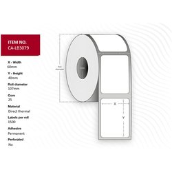 Capture CA-LB3079 Printer Label White