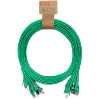 Cablenet 2m Cat6a RJ45 Green S/FTP LSOH 26AWG Snagless Booted Patch Le
