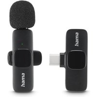 Hama Smart Wireless Black Lavalier/Lapel microphone