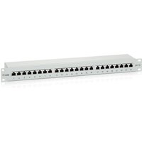 Equip 24-Port Cat.6 Shielded Patch Panel. Light Grey