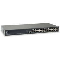 Levelone Turing 26-Port L3 Lite Managed Gigabit Poe Switch. 24 Poe Out