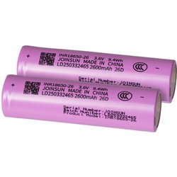 Maplin 18650/R280 Flat Tip Rechargeable Lithium Battery - Pack Of 2