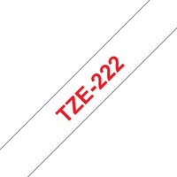 Brother TZE-222 DirectLabel red on white Laminat 9mm x 8m for Brother