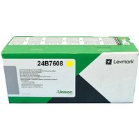 Lexmark 24B7608 Toner yellow return program. 12K pages ISO/IEC 19752 f