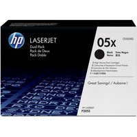 HP CE505XD/05XD Toner cartridge black twin pack. 2x6.5K pages ISO/IEC