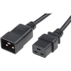 Fdl 1M Iec C20 Plug To C19 Socket Extension Cable