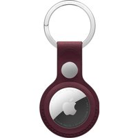Apple AirTag FineWoven Key Ring – Burgundy