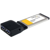 StarTech.com 2 Port ExpressCard SuperSpeed USB 3.0 Card Adapter with U