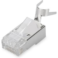 Digitus Modular Plug for Round Cable. CAT 6A. shielded. Pass through c