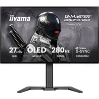 iiyama G-MASTER GOB2701QSC-B1 computer monitor 68.6 cm (27") 2560 x 1440 pixels 2K Ultra HD OLED Black