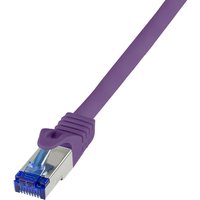 LogiLink C6A019S networking cable Purple 0.25 m Cat6a S/FTP (S-STP)