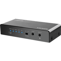 LogiLink HDMI switch. 2x2-Port. 4K/60 Hz. EDID. HDCP. HDR. downscaler