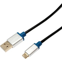 Logilink 1M. USB2.0-A/USB2.0 Micro-B Usb Cable Usb A Micro-Usb B Black