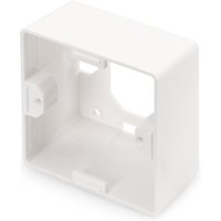 Digitus Surface Mountbox 80x80 mm for Keystone Walloutlet. German Type
