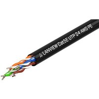 Lanview LVN122149 networking cable Black 305 m Cat5e U/UTP (UTP)
