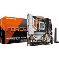 GIGABYTE B850M FORCE WIFI6E Motherboard - AMD Ryzen 9000 Series CPUs 8+2+2 Phases Digital VRM up to 9600MHz DDR5 (OC) 1xPCIe 5.0 + 2xPCIe 4.0 M.2 Wi-Fi 6E 2.5 GbE LAN USB 3.2 Gen 2