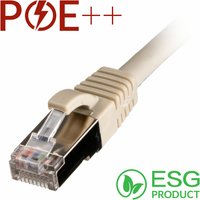 Cablenet 1m Cat6a RJ45 Grey S/FTP LSOH 26AWG Snagless Booted Patch Lea