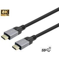 Vivolink PROUSBCMM1 USB cable USB 3.2 Gen 2 (3.1 Gen 2) 1 m USB C Blac