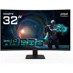 Gigabyte GS32QCA 31.5" Qhd Curved Gaming Monitor - 2560 X 1440. 1