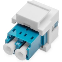 Digitus Fiber optic LC/LC duplex coupler. Singlemode. Keystone module