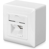 Digitus CAT 6. Class E. wall outlet. shielded. surface mount