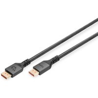 Digitus 16K DisplayPort connection cable. version 2.1. 2m. 80G. black