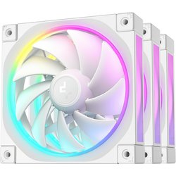 Deepcool FL12 WH-3 In 1 Computer Case Fan 12 Cm White 3 Pc(S)