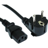 Cables Direct Euro - IEC (C13) 3m Black C13 coupler