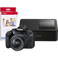 Canon EOS 2000D Camera inc 18-55mm IS II Lens. CP1500 Printer and KP-3