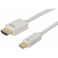 FDL 2M MINI DISPLAYPORT TO HDMI CABLE M-M