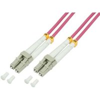 LogiLink FP4LC33 InfiniBand/fibre optic cable 150 m Pink