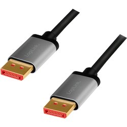 Logilink CDA0105 Displayport Cable 2 M Black. Grey