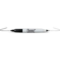 Sharpie Twin Tip permanent marker Fine tip Black 12 pc(s)