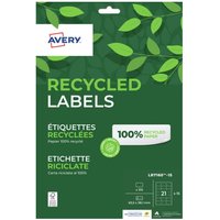 Avery LR7160-15 printer label White Self-adhesive printer label