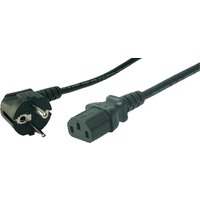 LogiLink CP095 power cable Black 3 m CEE7/7 C13 coupler