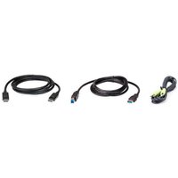 ATEN 2L-7D02UDPX3 KVM cable Black 1.8 m