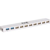 Tripp Lite U360-010C-2X3 10-Port USB 3.x (5Gbps) / USB 2.0 Combo Hub