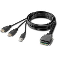 Belkin F1DN2MOD-HC-H06 KVM cable Black 1.8 m
