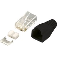 LogiLink MP0022 wire connector RJ45 Black. Transparent