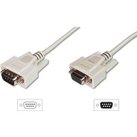 Digitus Data transfer extension cable. D-Sub9/St - D-Sub9/Bu