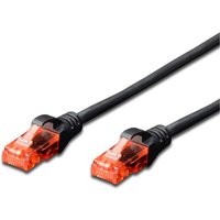 FDL 10M CAT.6 UTP LSZH PATCH CABLE - BLACK