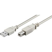 Microconnect USBAB3 USB cable USB 2.0 3 m USB A USB B Grey