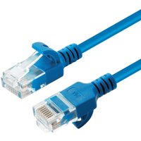 Microconnect V-UTP6A0015B-SLIM networking cable Blue 0.15 m Cat6a U/UT